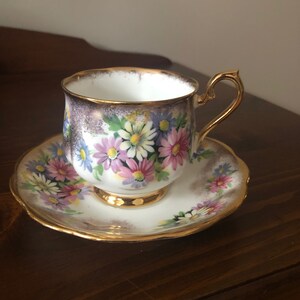 Vintage Royal Albert Floral Cup and Saucer