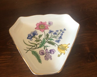 Vintage Spode Floral Trinket Dish