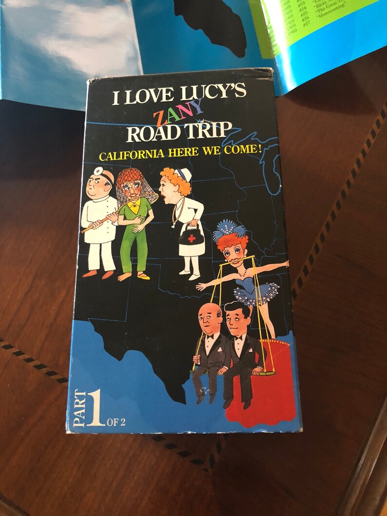 I Love Lucy's Zany Road Trip Set of 3 Tapes with Etsy