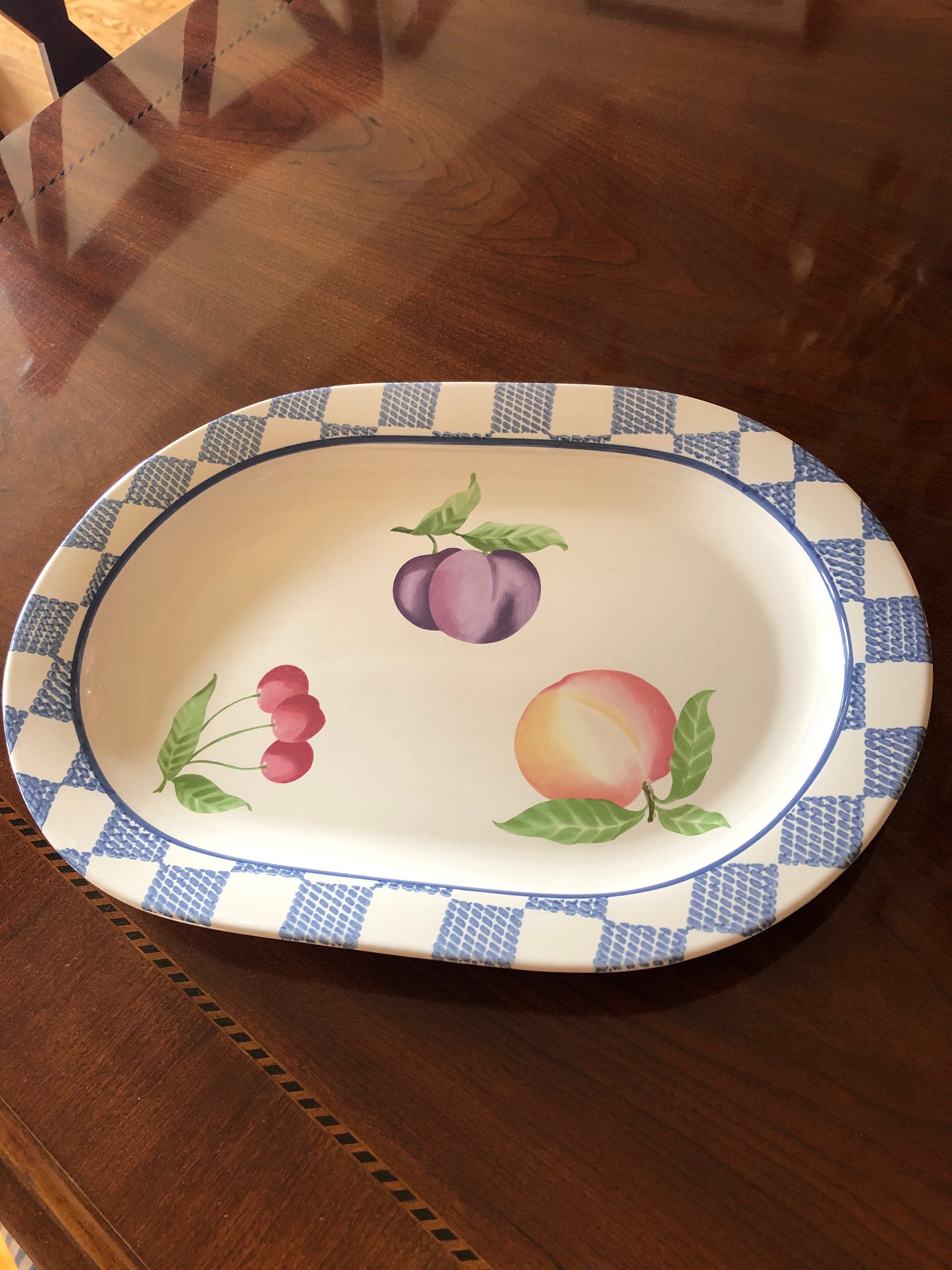 Pfaltzgraff Fruit Platter Etsy