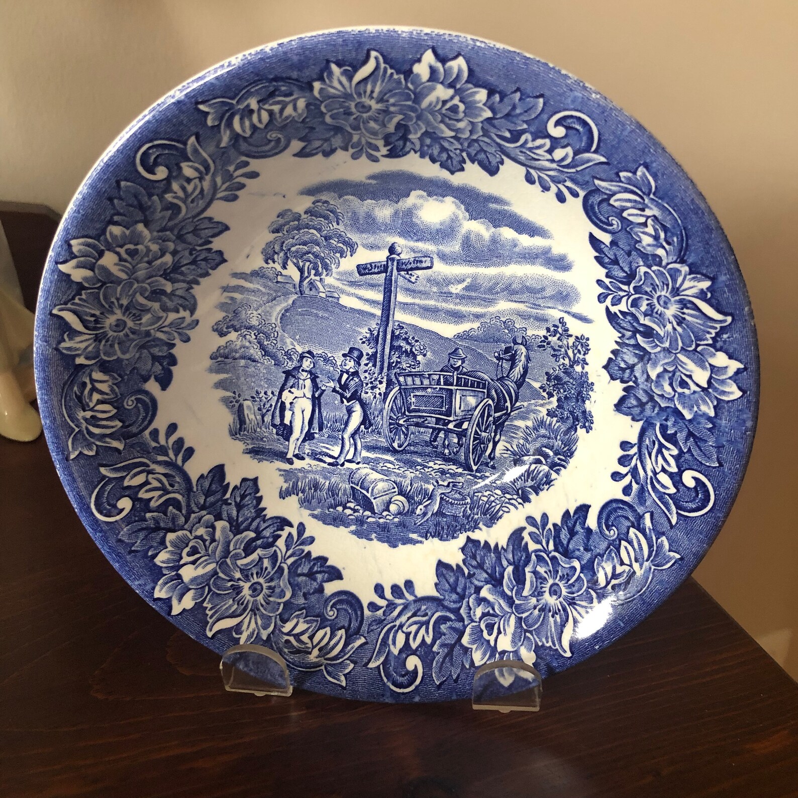 English Ironstone Tableware Dickens' Series Cereal Bowl Etsy