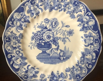 Assiette plates décor champêtre années 60