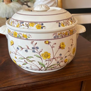 Spode Buttercup Platter OR Tureen Salad Plate OR Tea Cup and Saucer Set
