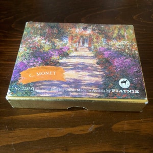 Piatnik Made in Austria Claude Monet Playing Cards