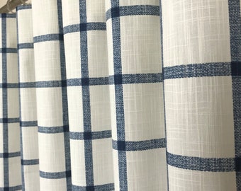 Navy Blue Curtains Etsy Navy blue might seem serious and even stuffy, but this deep, dark shade is trending in fashion and home design alike. navy blue curtains etsy