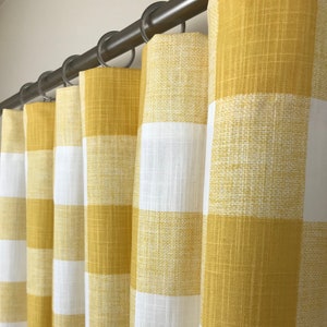 Checkered Kitchen Curtains, Cutlery Silhouettes on Squares Dining