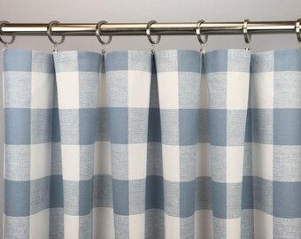 Buffalo Check Curtains Etsy