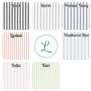 Ticking Stripe Rod-Pocket Curtains - Striped Farmhouse Curtains - Rod-Pocket - 63 84 96 108 120