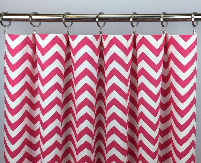 63 84 96 108 120 Rod Pocket Candy Pink Zigzag Curtains And White Chevron Free Window Treatments Home Living Winedownvilla Com 63 84 96 108 120 Rod Pocket Candy Pink, Pink And White Chevron Curtains