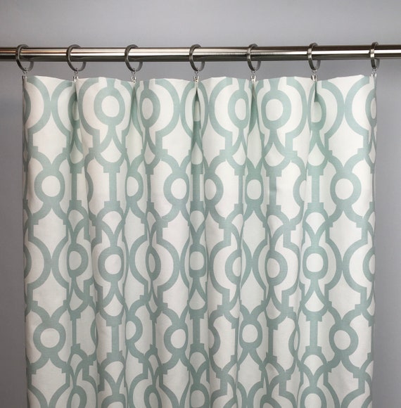 Snowy Pale Blue Curtains Free Shipping Light Blue Curtains Etsy