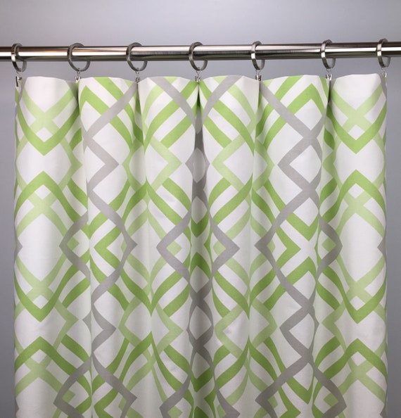 Winston Kiwi Rod Pocket Curtains Free Shipping Green And Etsy