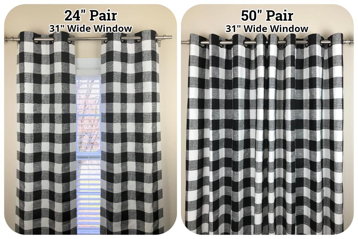 Size/price Adjustment for Grommet Curtains Etsy
