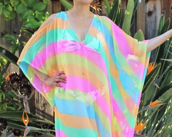 Women's Beach cover ups, Beach Caftan, Beach coverups, swimsuit coverup,vacation, Resort wear, beach caftan, Kaftan, tunics, Printed Coverup