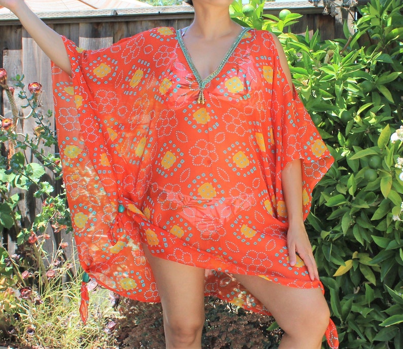 Women's Beach Coverups, Beach Caftan, Beach Cover Ups, Swimsuit Coverup