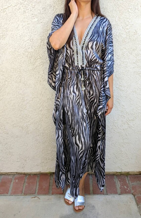 black caftan cover up