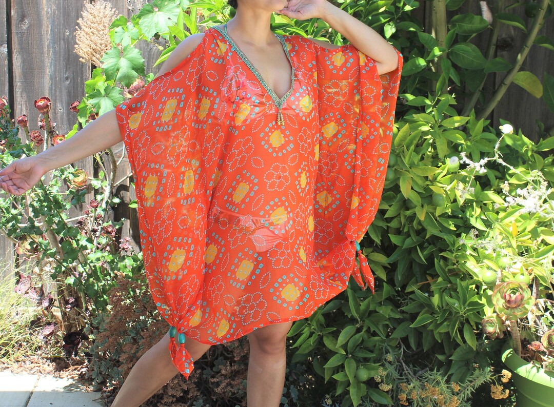 Women's Beach Coverups, Beach Caftan, Beach Cover Ups, Swimsuit Coverup,vacation, Resort Wear