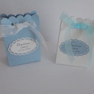 Boîtes à dragées pour - * Baptême ou Communion