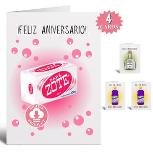 Aniversario - Tarjetas De Aniversario Para Esposo Y Novio - Regalos Para Esposo Y Novio - Cartão de felicitações para marido e namorado em espanhol