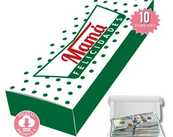 Dia De La Madre – Regalos Para Mama – Geschenkideen zum Muttertag – Geldgeschenkhalter – Geburtstagsgeschenk – Regalo De Cumpleanos – Krispy Kreme