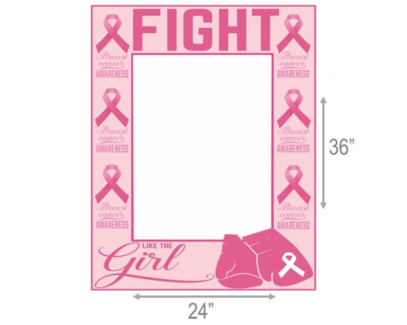 Breast Cancer Awareness Merchandise Photo Booth Frame - Etsy Australia