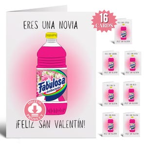 San Valentin - Tarjetas Regalos De San Valentin Para Esposa Novia Amiga Tia Abela Hija Valentinstag Grußkarte für Frau im spanischen Bündel