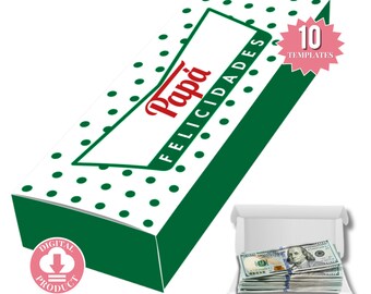 Dia Del Padre - Regalos Para Papa - Vatertagsgeschenk Ideen - Geldgeschenk Halter - Geburtstagsgeschenk - Regalo De Lumpleanos - Krispy Kreme