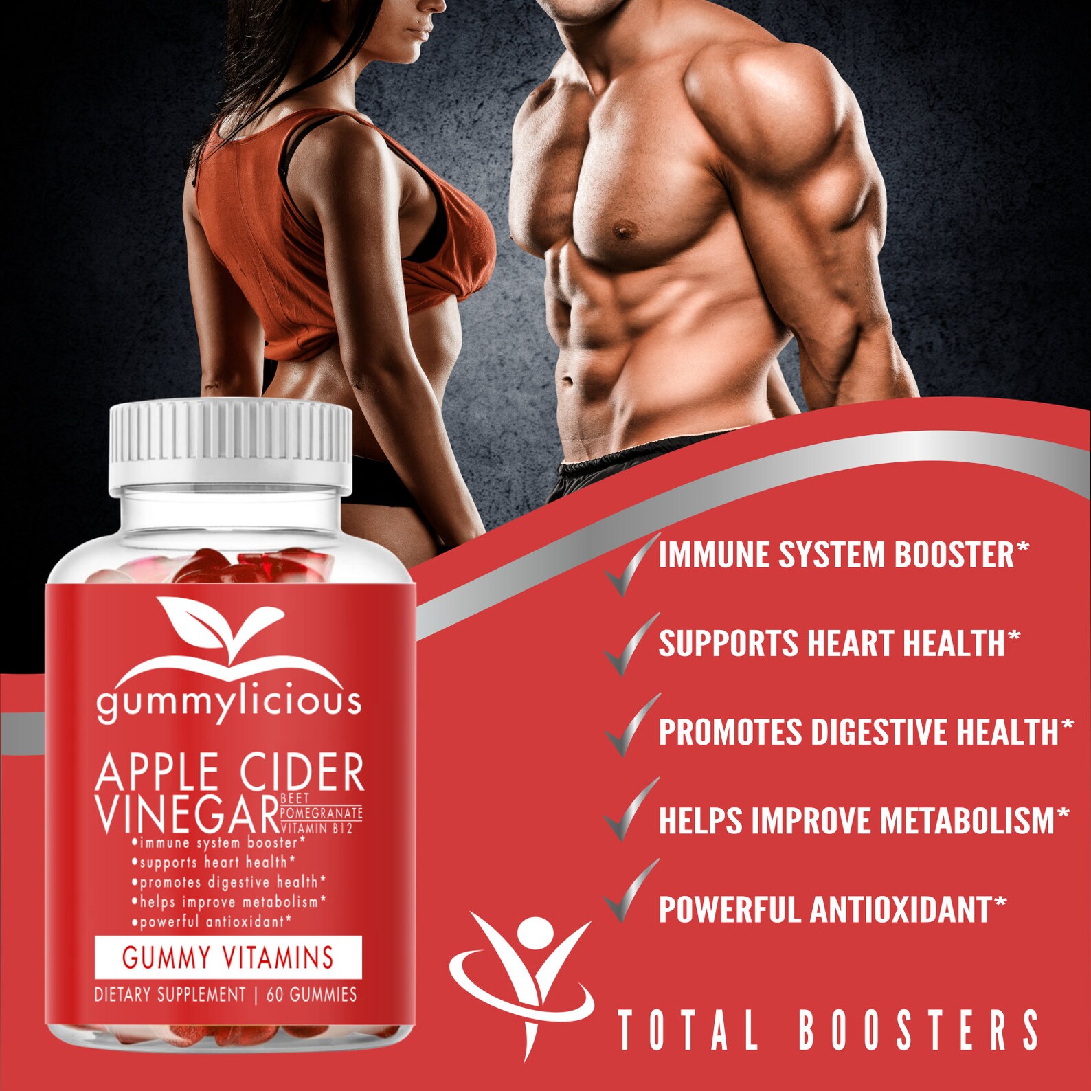 Apple Cider Vinegar Gummies Weight Loss Sliming Compare to Etsy