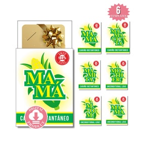 Regalos Para Dia De La Madres - Maseca 6 sjablonen - Tarjetas Del Dia De La Madre - Regalos De Cumpleanos- Moederdag Cadeaukaarthouder