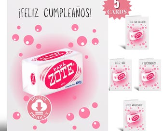 Cumpleaños - Tarjetas De Cumpleaños - Regalos Para Cumpleaños - kartka z życzeniami urodzinowymi w mega pakiecie Sapnish - Novio Papa Esposo Amigo Hijo