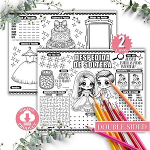 Despedida De Soltera Juegos Para Niños - Juegos Para Boda - Bridal Shower Games In Spanish - Ideas Para Despedida De Soltera Mixta Boda