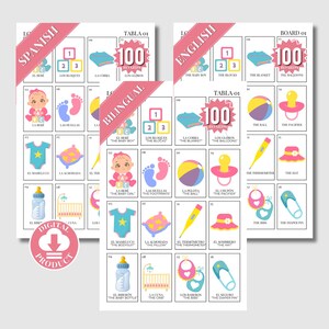 Baby Shower Games, Minimalist Baby Shower Game Bundle, Baby Shower Activities, Digital Download, Printable Not Editable Template Juliette