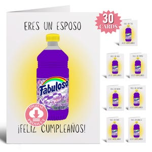 Cumpleaños - Tarjetas De Cumpleaños - Regalos Para Cumpleaños - Birthday Greeting Card In Sapnish Mega Bundle - Novio Papa Esposo Amigo Hijo