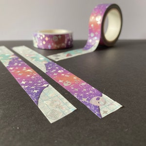 Holographic Washi Tape, Original Artwork Design