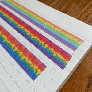 Rainbow Slime Drip Pride Colorful Washi Tape for Journaling - Original Artwork