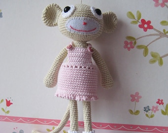 Monkey Crochet Toy PATTERN