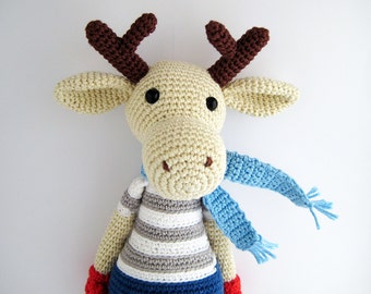 Reindeer Crochet Toy PATTERN