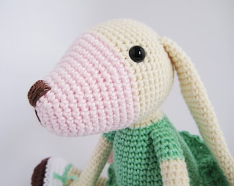 Long-eared Dog Crochet Toy PATTERN