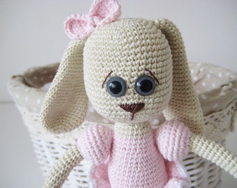 Rabbit Girl Amigurumi Toy PATTERN