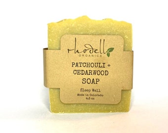 Soap, Bath soap, organic, Patchouli Cedarwood