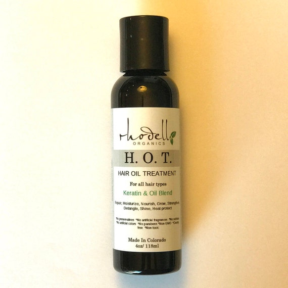Hair Oil Keratin Treatment Moisturize Grow Detangle Leave Etsy