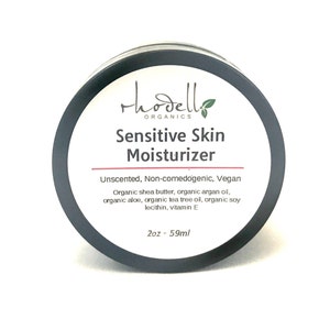 Sensitive Skin Cream, Moisturizer, Face cream, Non-Comedogenic, Sensitive Skin Lotion,Dry skin, acne, dehydrated skin, vegan, Free shipping