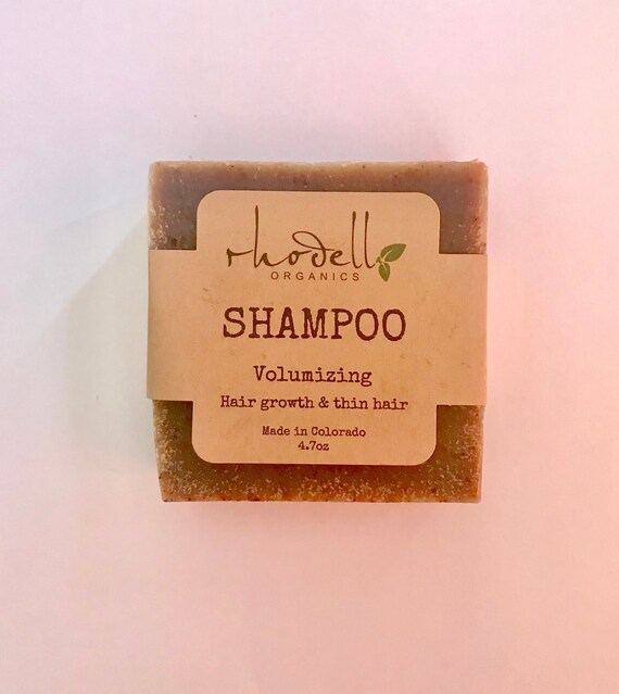 Shampoo Bar Volumizing Natural Shampoo Bar For Thin Hair Etsy