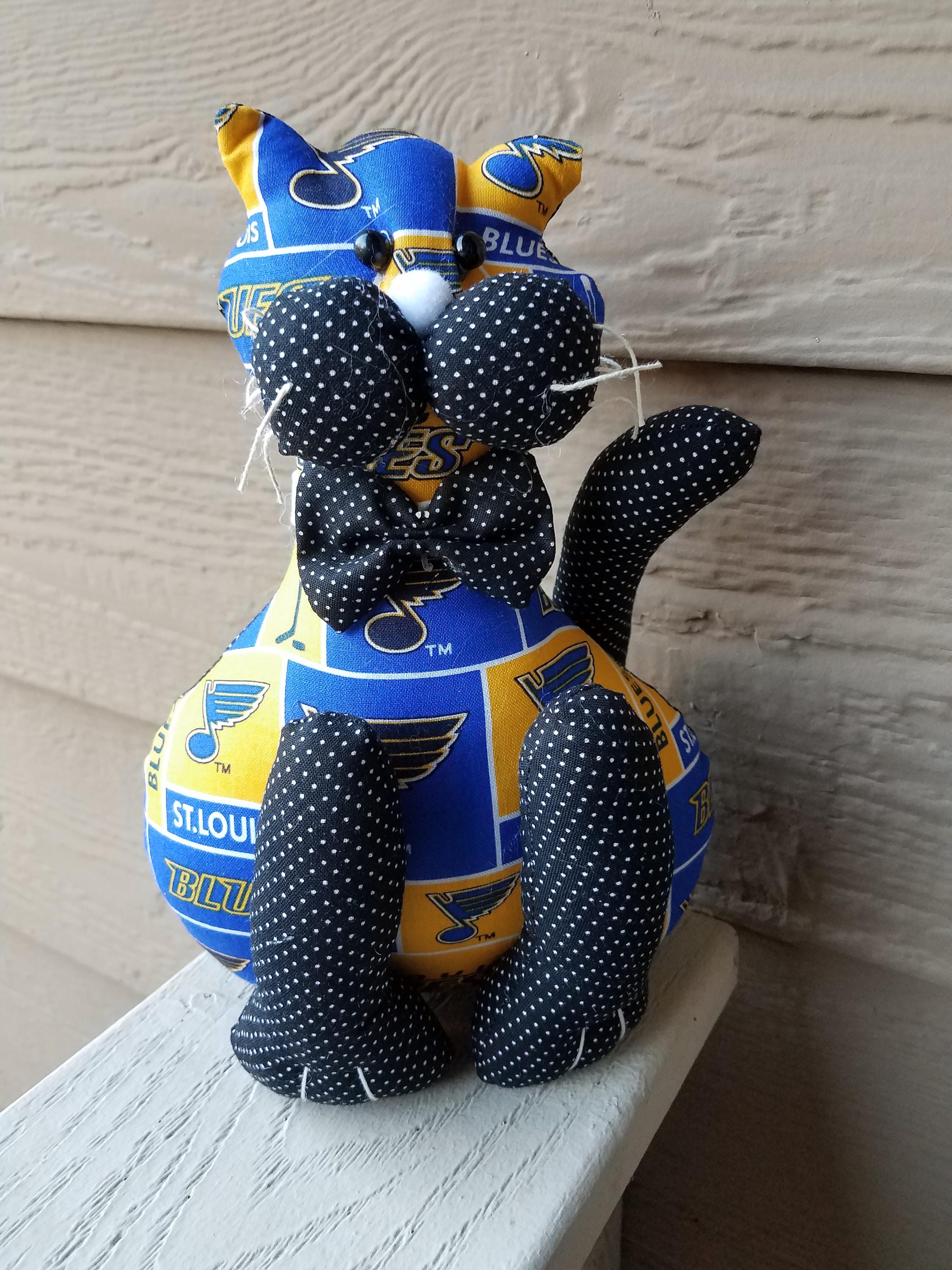 St. Louis Blues Hockey Cat | Etsy