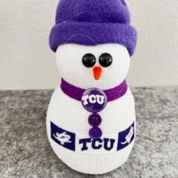 TCU Sports Snowman, Texas Christian University Snowman