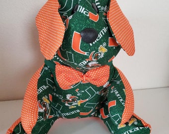 Univ of Miami Sports Dog,   The U,  U Miami,  UM,  U of M dog