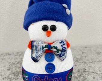 University of Florida Snowman, Gators Snowman, Gator Nation Snowman