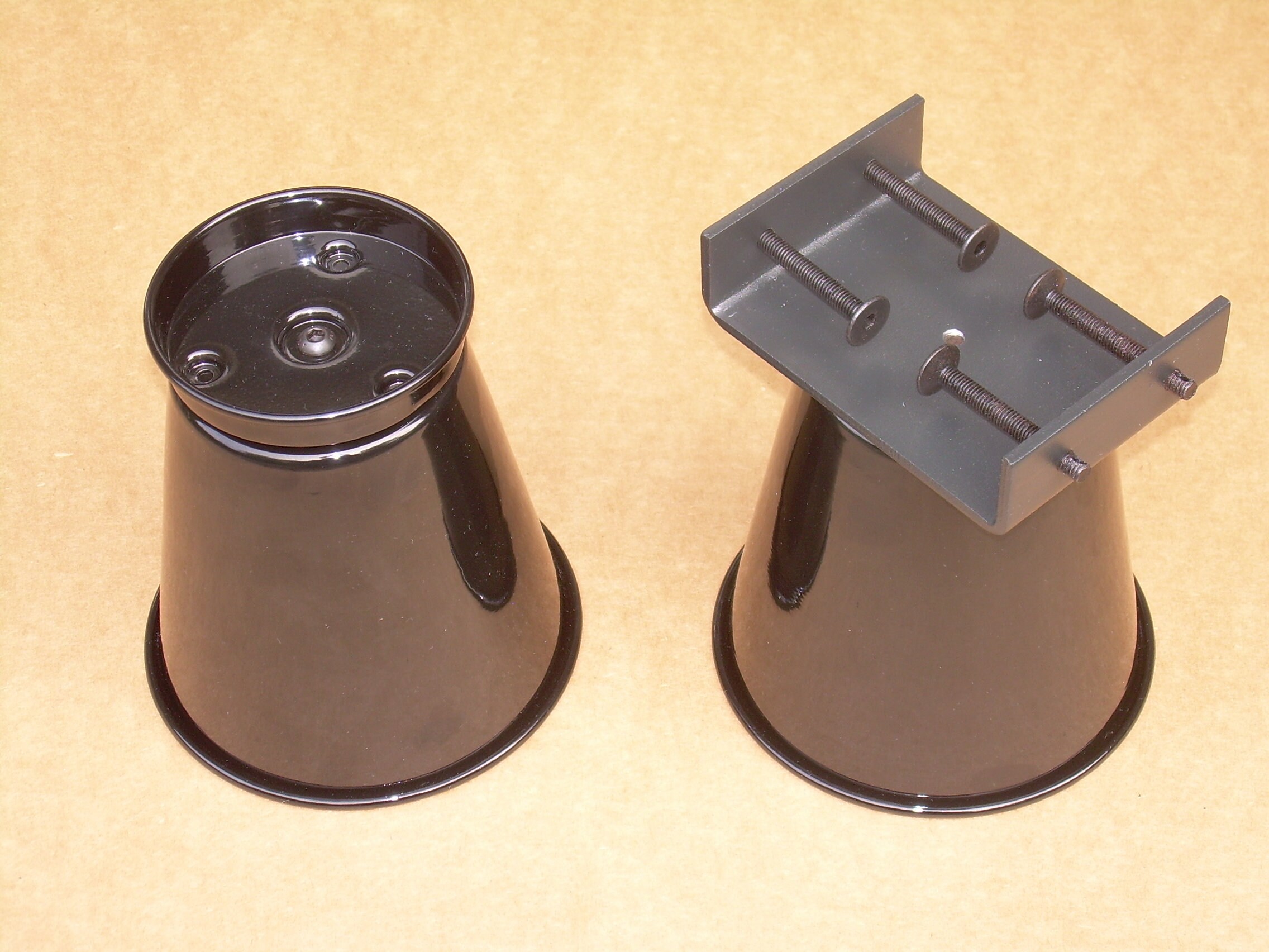 A Pair2 of Steel Bed Risers Etsy UK