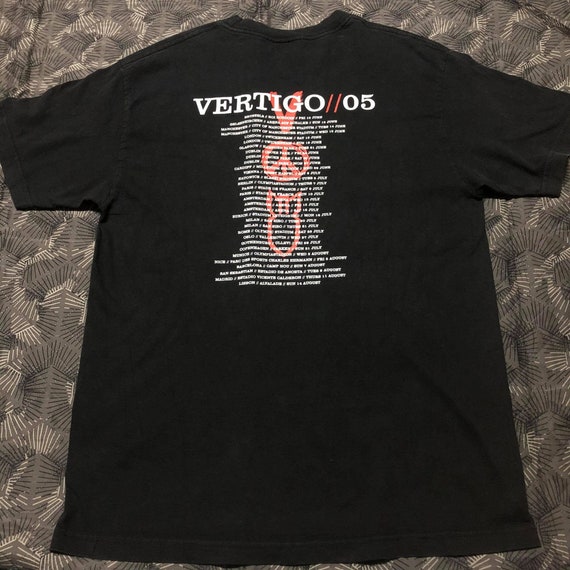 U2 Vertigo 2005 Tour T-shirt Made in USA Men's Size L - Etsy