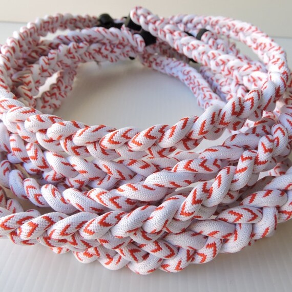 Light Blue Orange White 20 Inch 3 Rope Braided Tornado Baseball Necklaces  Team Colors - Etsy