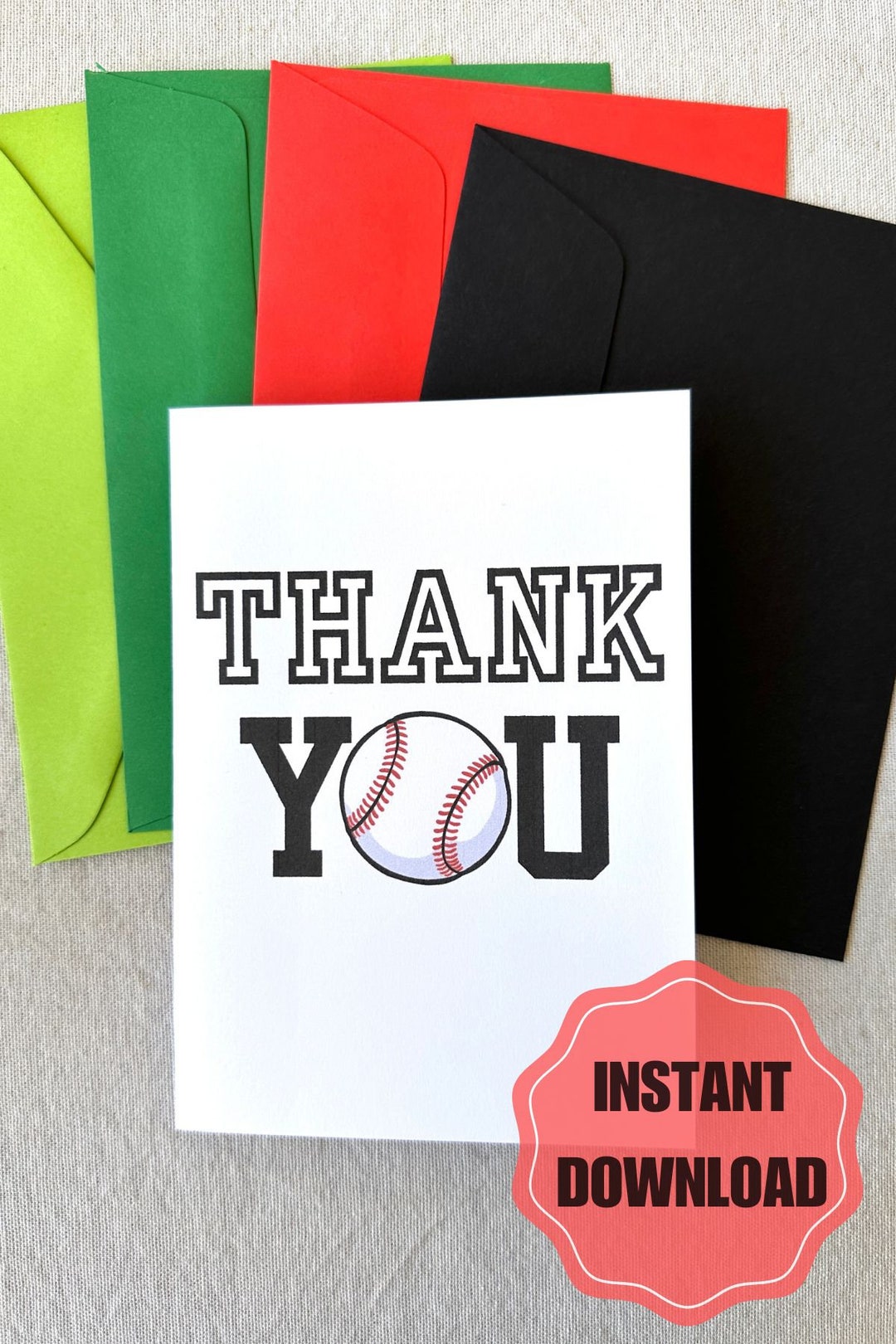DIGITAL FILE Baseball Thank You - Il 1080xN.4948441100 50oe